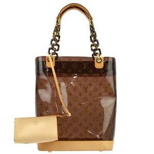 Louis Vuitton Monogram Vinyl Cabas Ambre MM Tote Bag